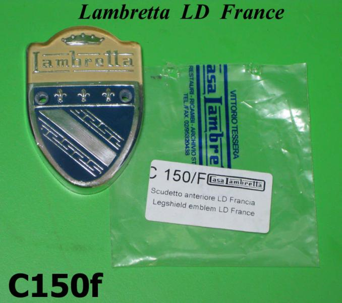 LAMBRETTA Legshield Badge 'Lambretta 150 LD LD150 150LD - from The Scooter  Republic UK