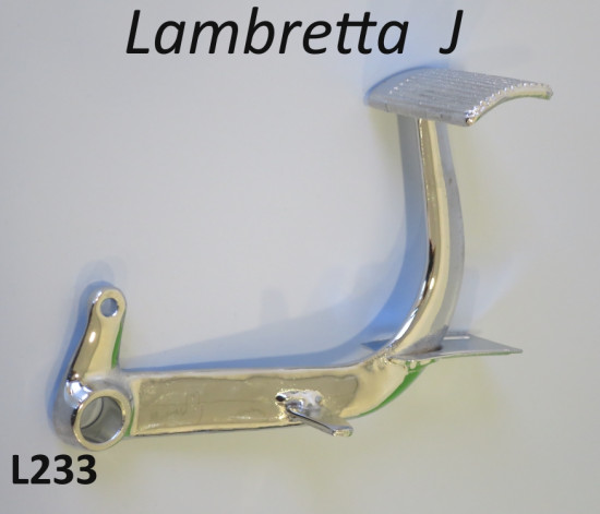 Pedale freno posteriore cromato per Lambretta J