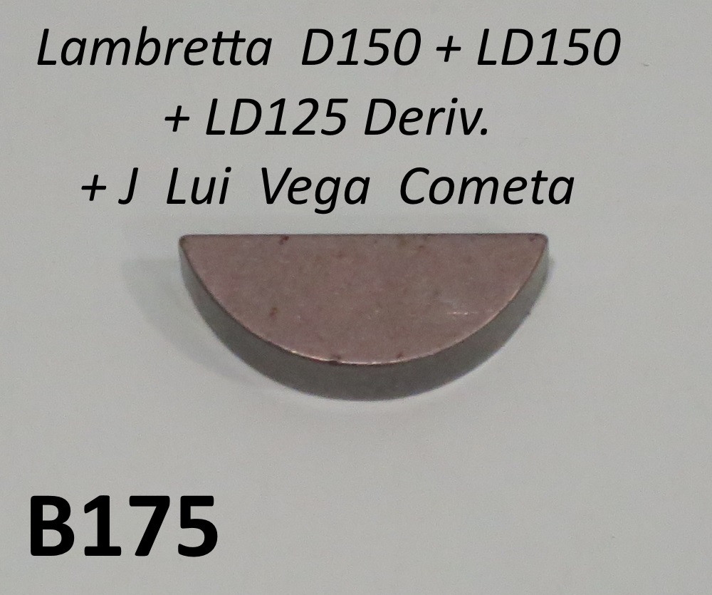 Batteria 6V (tipo d'epoca) Lambretta D150 LD150 (Vers. 2) LD'57