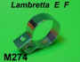 Fascetta cromata marmitta Lambretta E + F