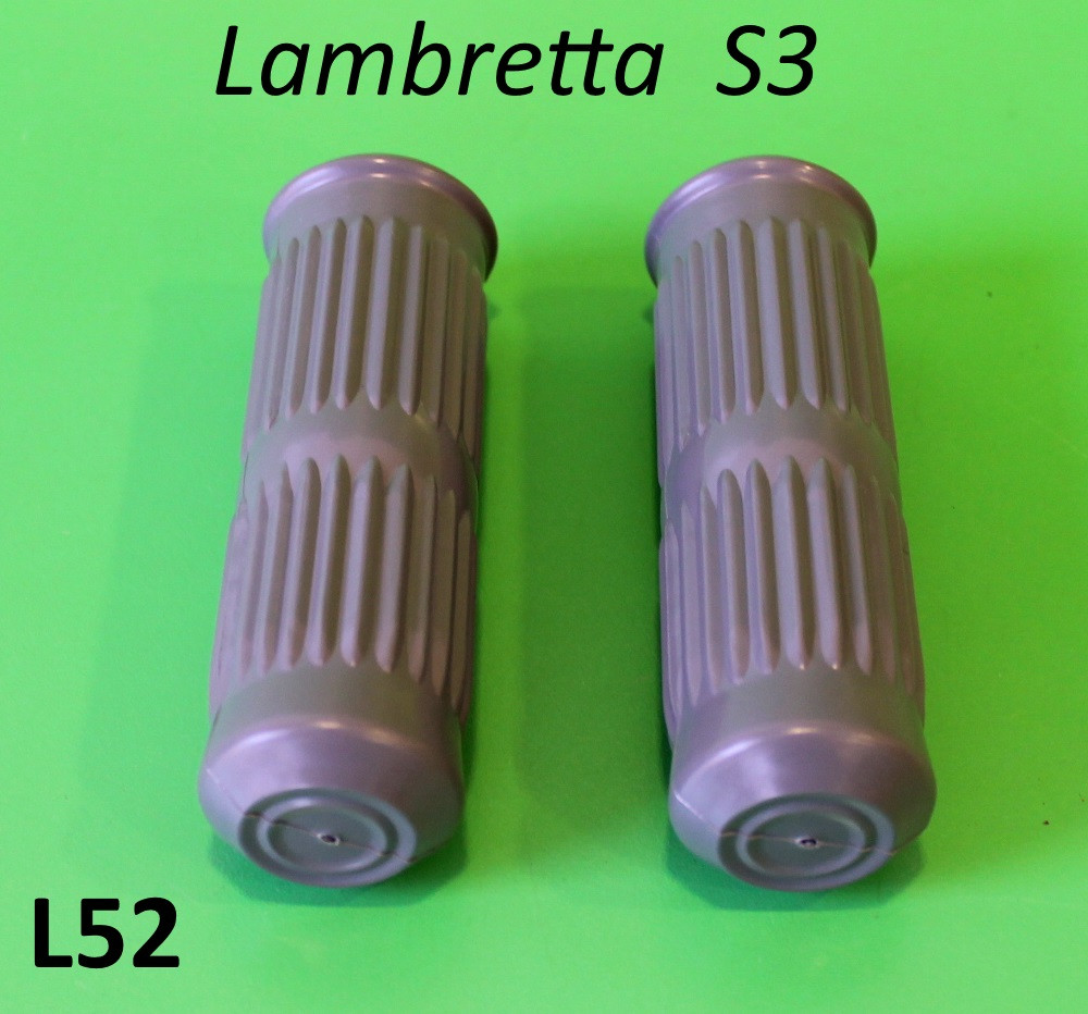 Grey handlebar grips Lambretta S3 + TV3 + Special + SX | Rimini Lambretta  Centre